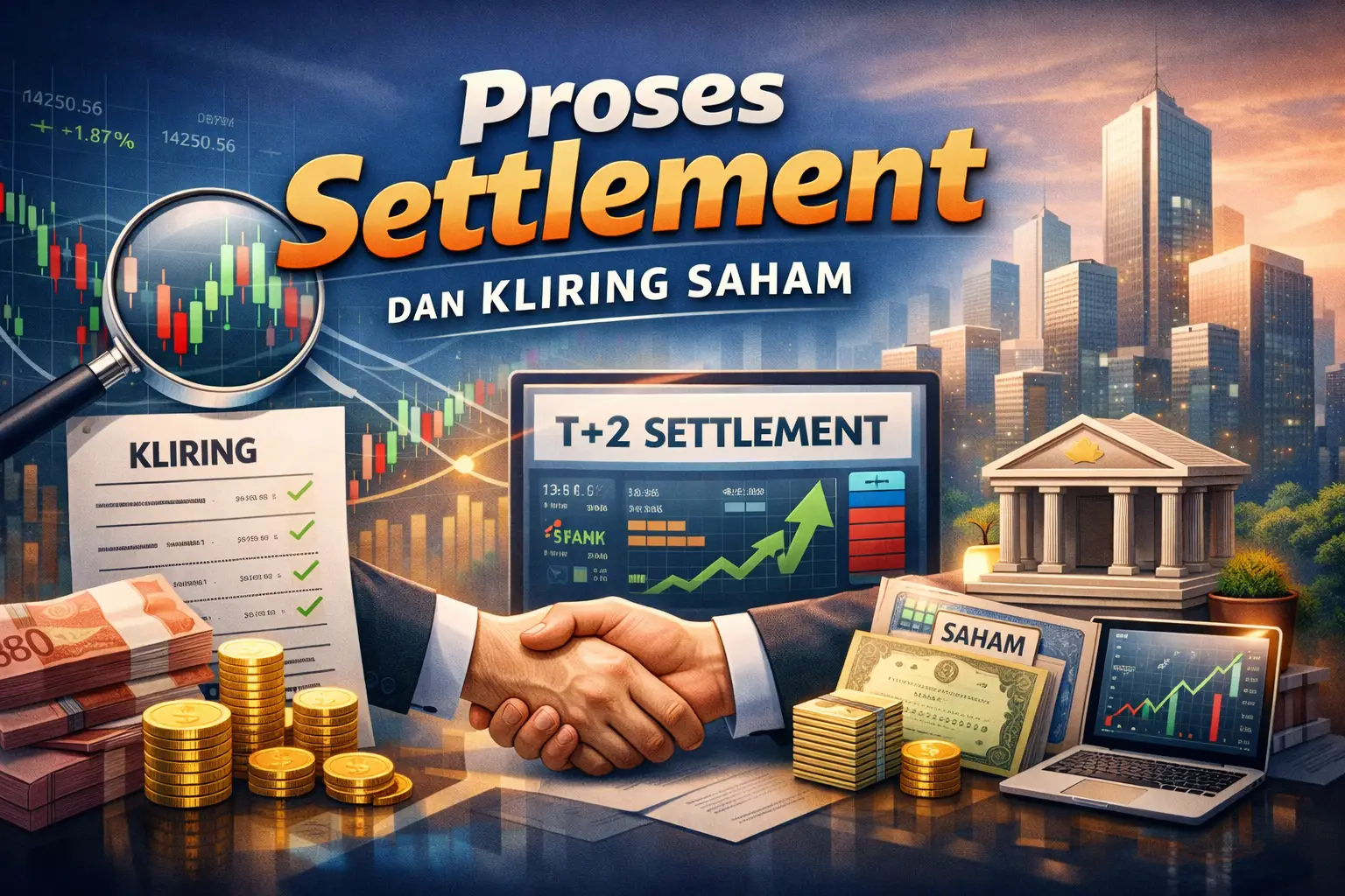 Proses Settlement dan Kliring Saham: Cara Transaksi Saham Diselesaikan